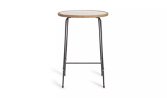 Andrew Outdoor Bar Sets 2 Chairs and 1 Table (Honey + Dark Grey)
