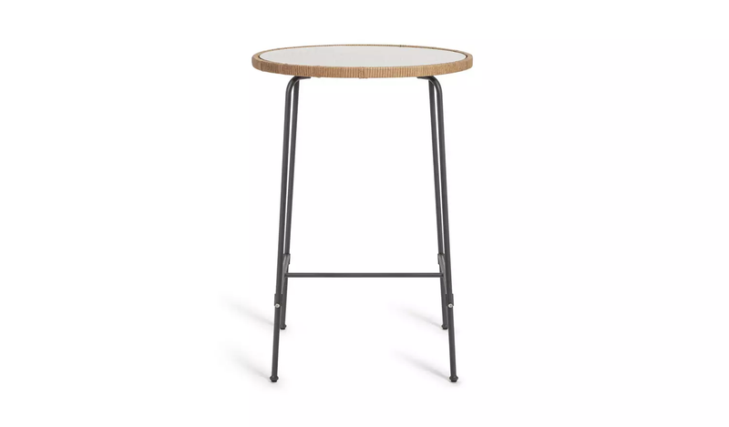 Andrew Outdoor Bar Sets 2 Chairs and 1 Table (Honey + Dark Grey)