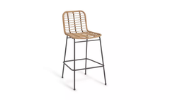 Andrew Outdoor Bar Sets 2 Chairs and 1 Table (Honey + Dark Grey)