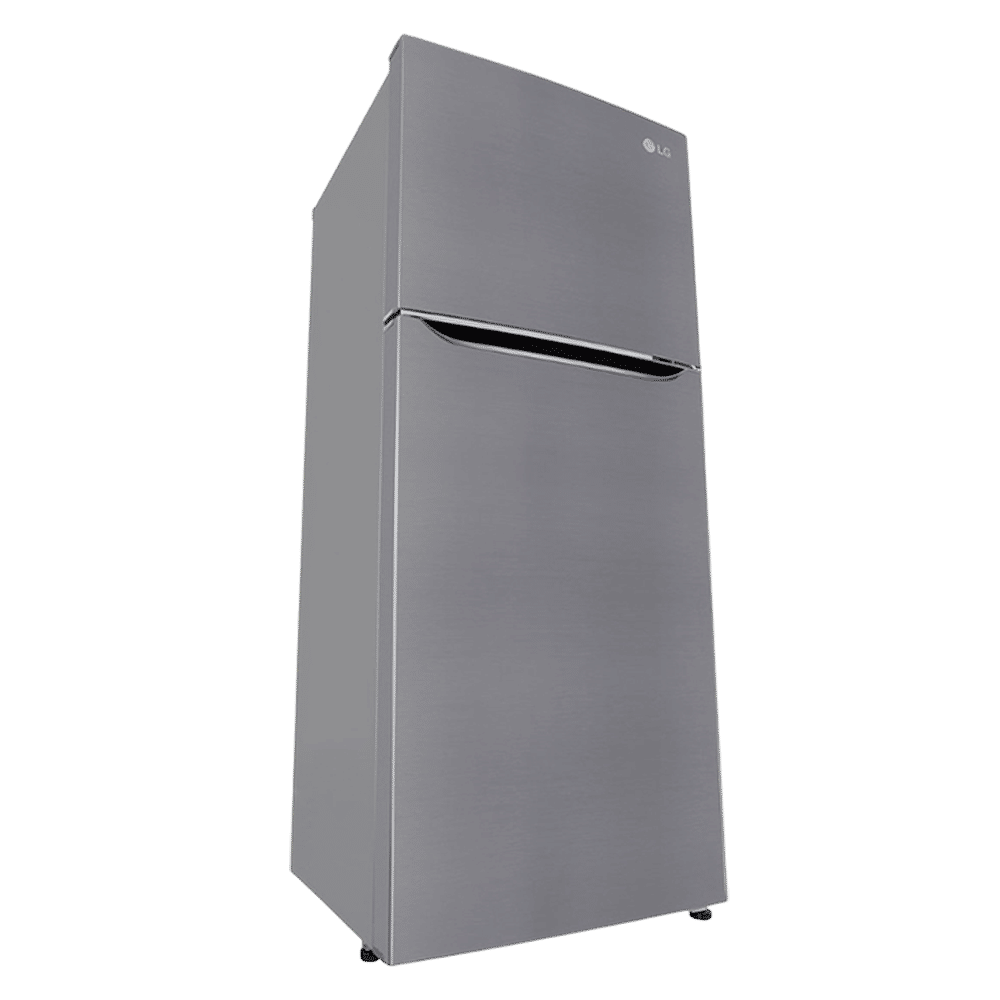 LG 446 Litres 1 Star Frost Free Double Door Convertible Refrigerator with Door Cooling Plus Technology (GL-T502CPZR, Shiny Steel)