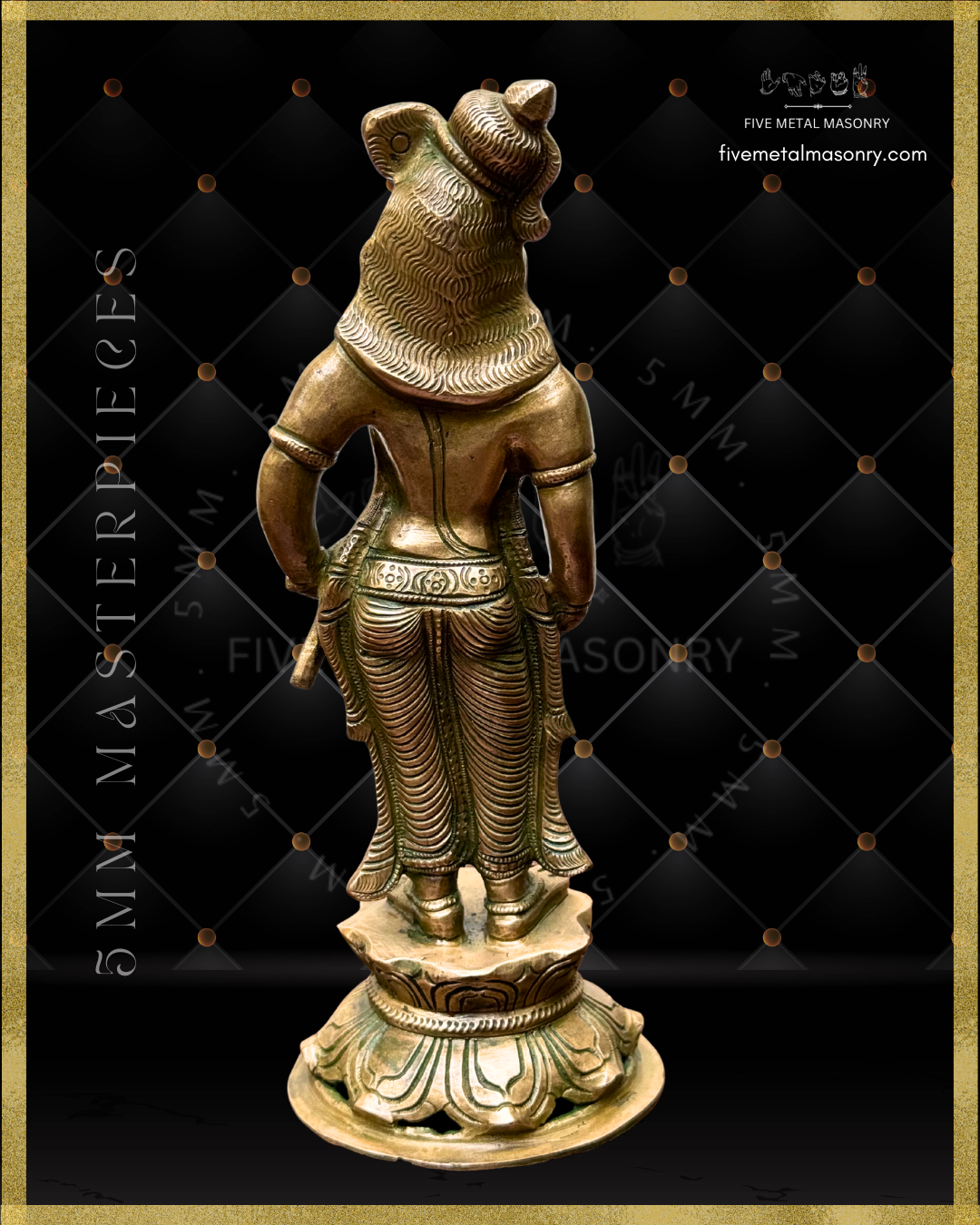 Krishna Panchaloha Bronze Icon - 8"-  Masterpieces Collection