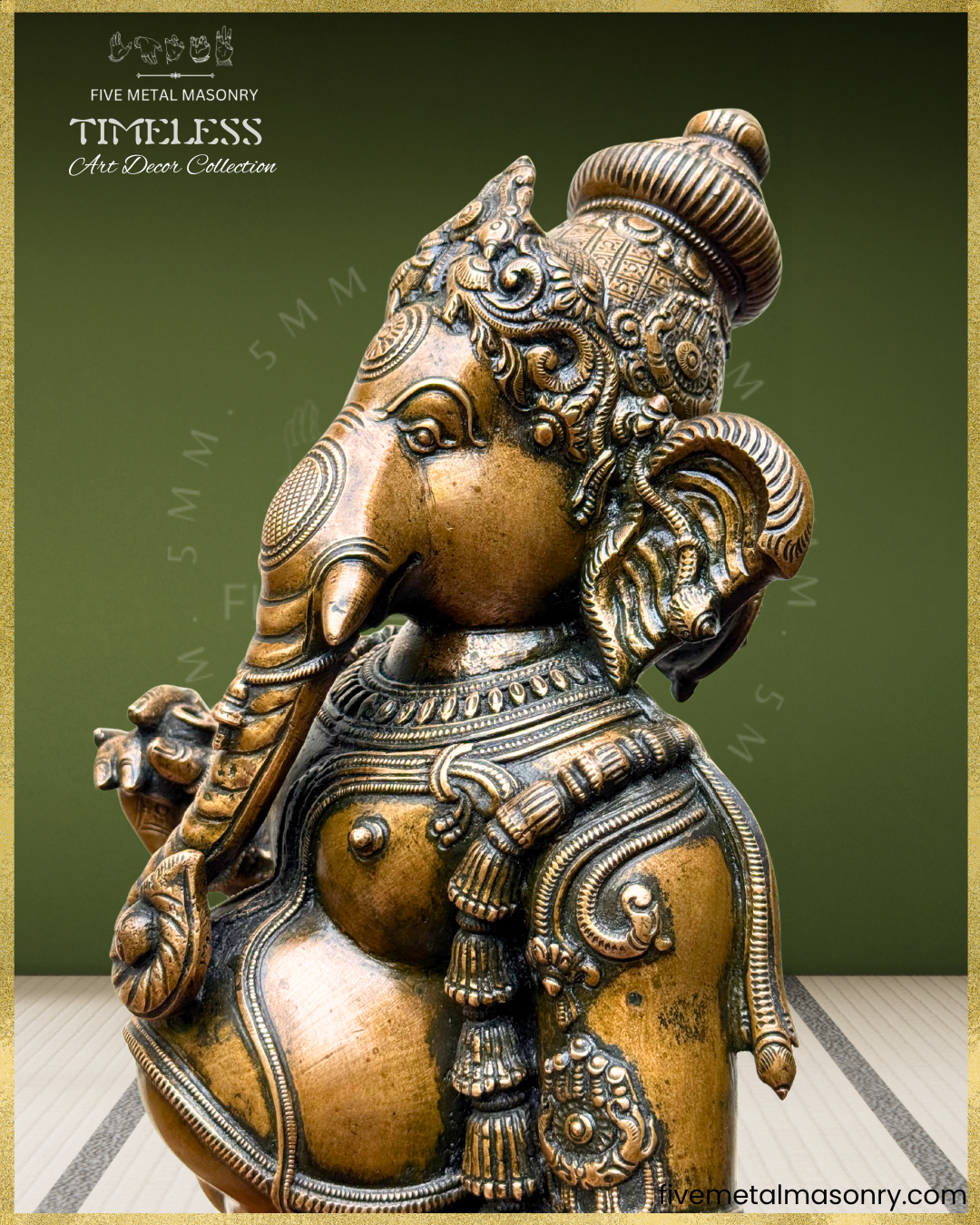 Mappillai Ganesha - Panchaloha Bronze Icon - 25"- Timeless Collection