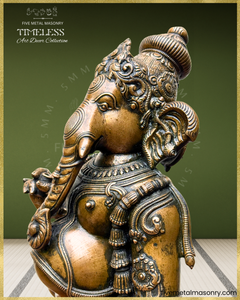 Mappillai Ganesha - Panchaloha Bronze Icon - 25"- Timeless Collection