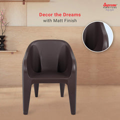 Supreme Futura Plastic With-Arm Chair