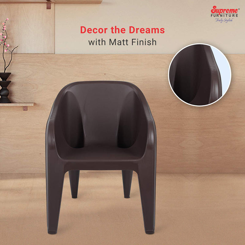 Supreme Futura Plastic With-Arm Chair