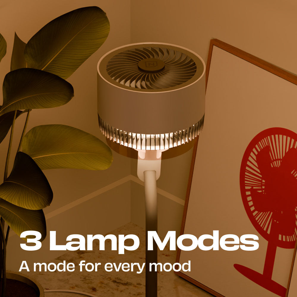 HĀLO v2 | 3D Air Circulation Fan with Mood Lamp