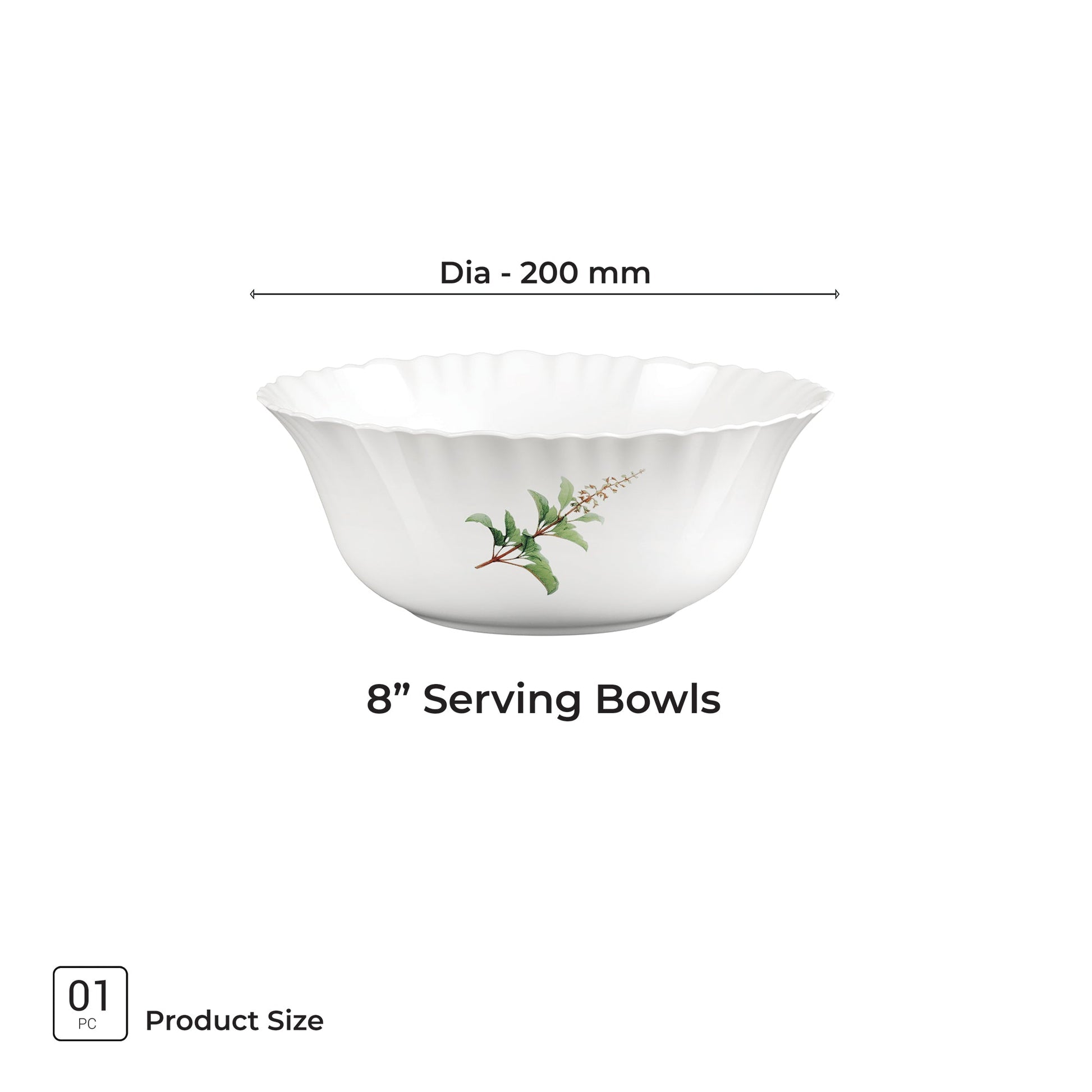Aurelia Collection Serving Bowl 1 Pc - SAVIRA (Treo by Milton)