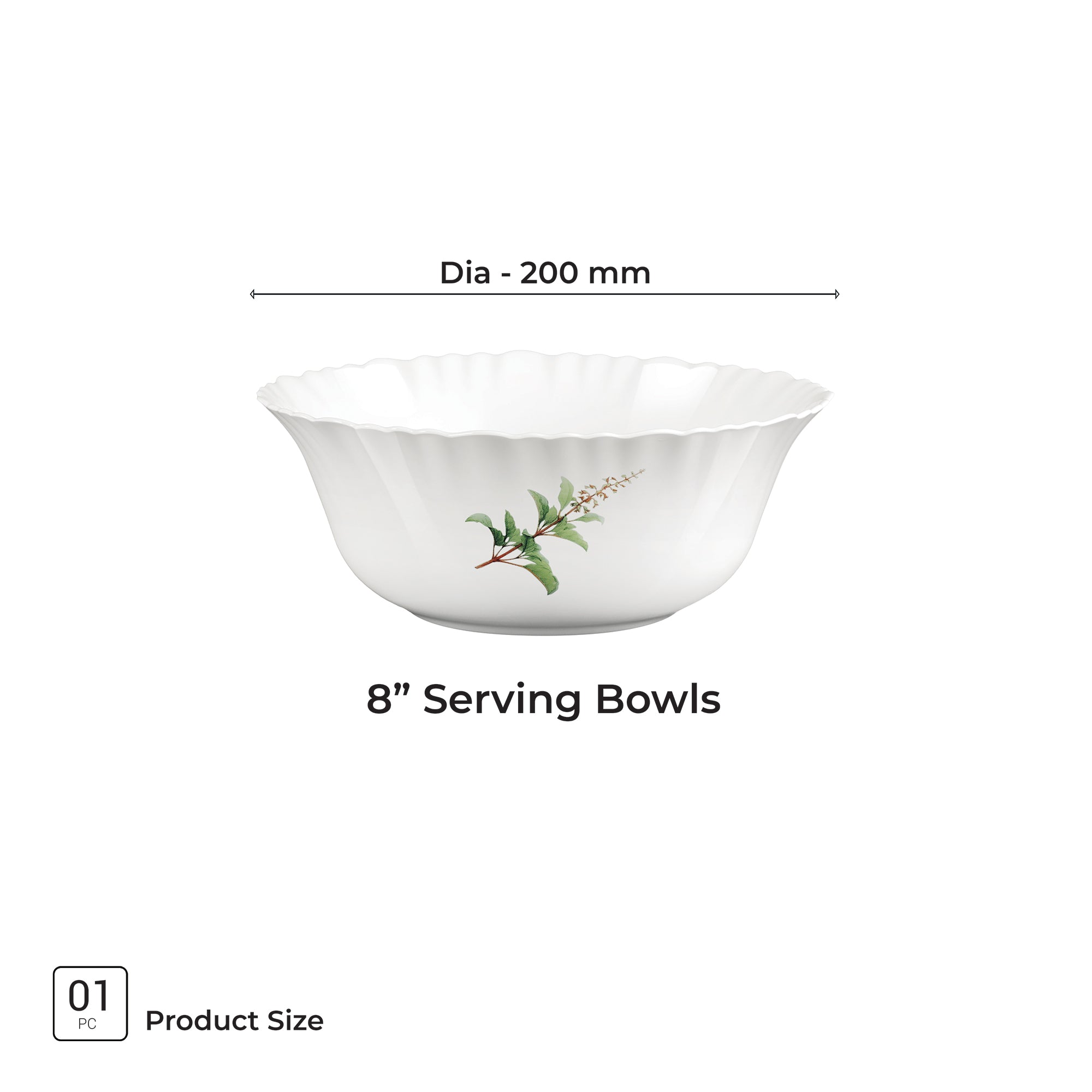 Aurelia Collection Serving Bowl 1 Pc - SAVIRA (Treo by Milton)
