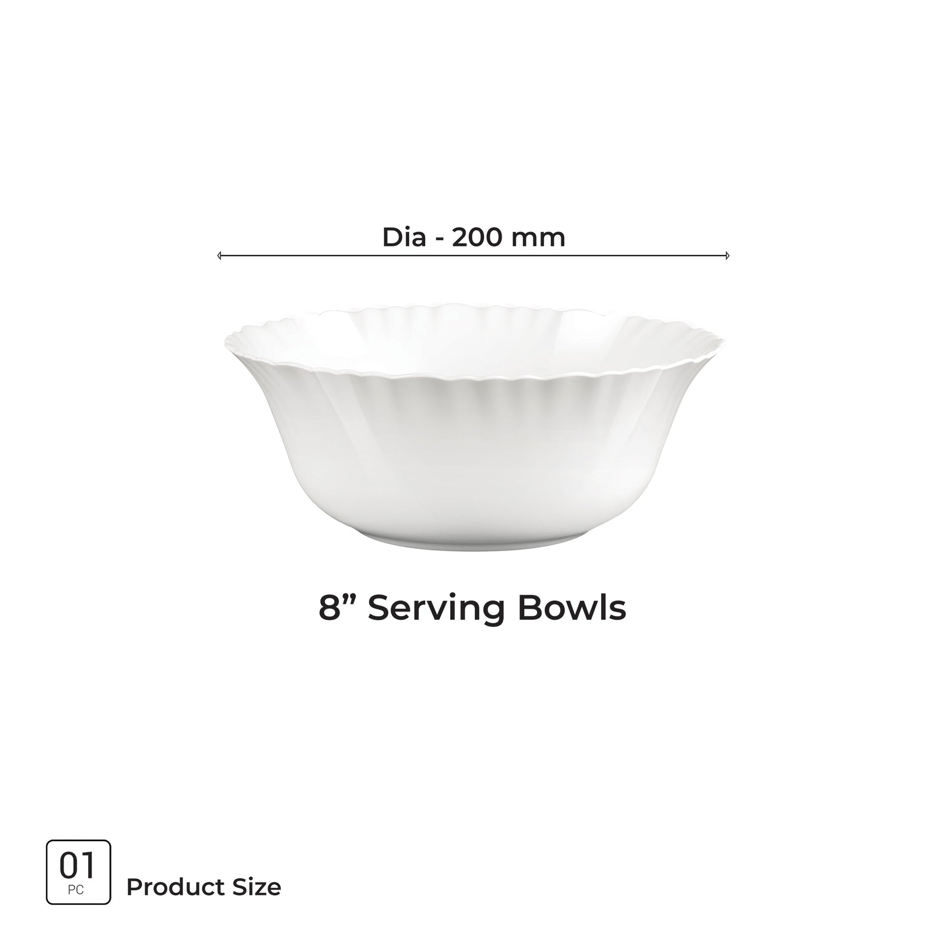 Aurelia Collection Serving Bowl 1 Pc - (Treo by Milton)
