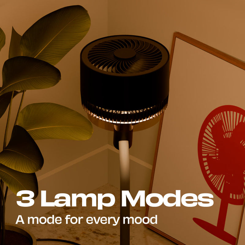 HĀLO v2 | 3D Air Circulation Fan with Mood Lamp