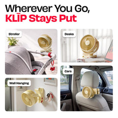 Personal Clip Fan with SharkGrip™ | KLĪP