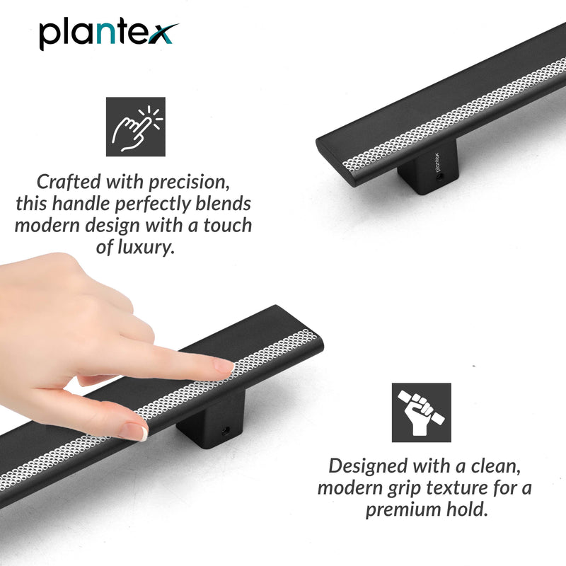 Plantex 12 Inch Main Door Handle/Aluminium Handle for Door/Black Pull-Push Handle for Home/Office/3 Years Warranty Pack of 1 (APS-612, Black)-6