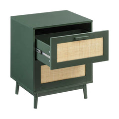 Canora 2 Drawer Bedside Table