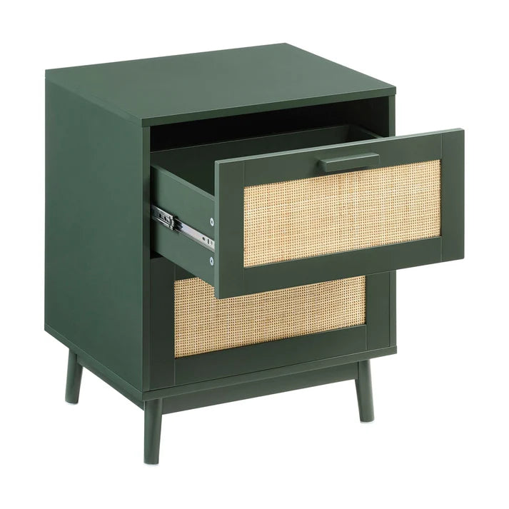Canora 2 Drawer Bedside Table