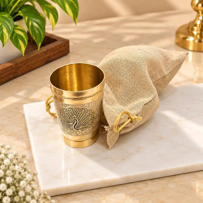 Brass Pooja Potli Gift Hamper: Bulk Corporate Gifting