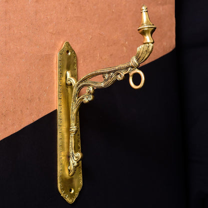 Brass Hanging Wall Mount Bracket (11 Inch)