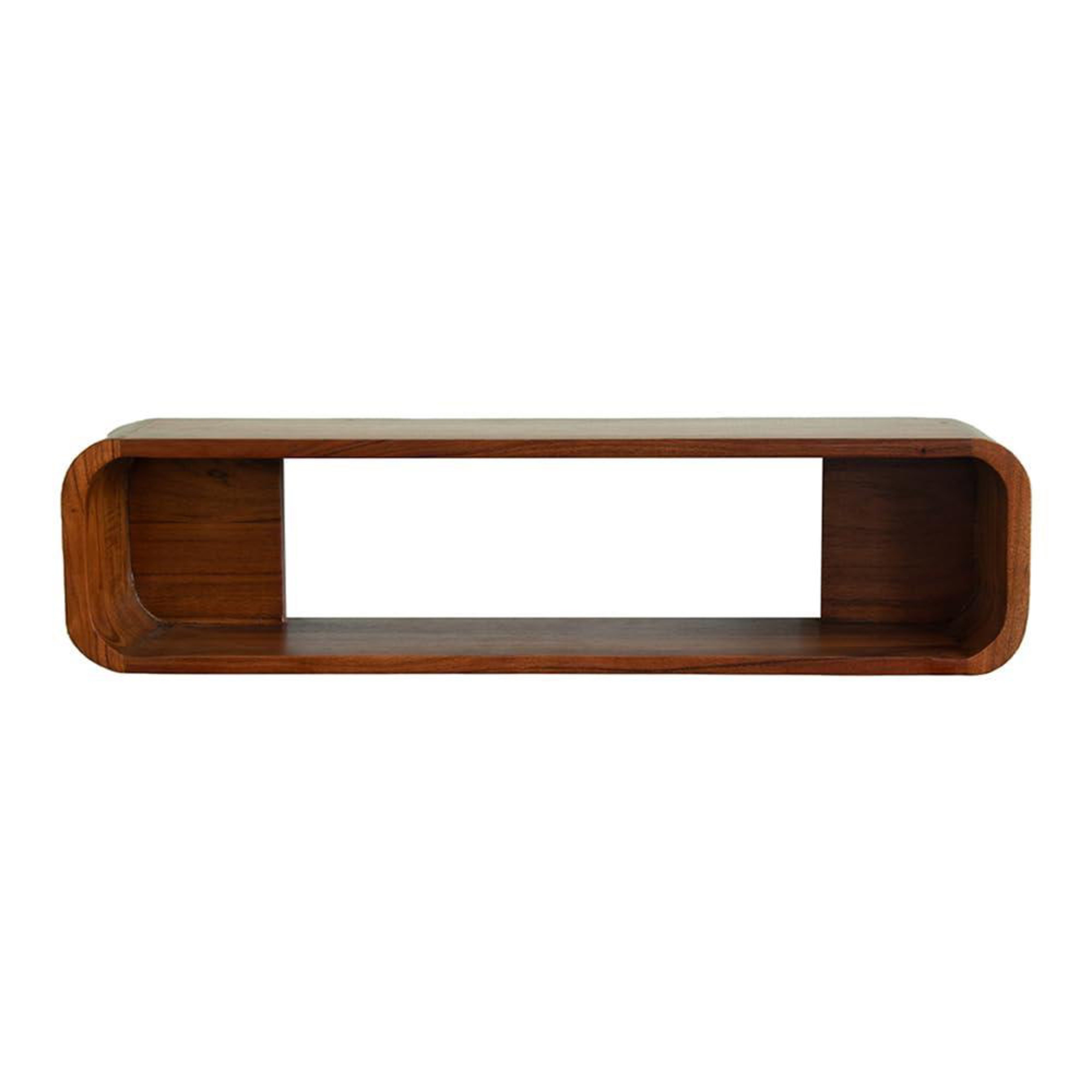 Minimalist Wooden Wall Mounted Display Shelf- Set Of 2
