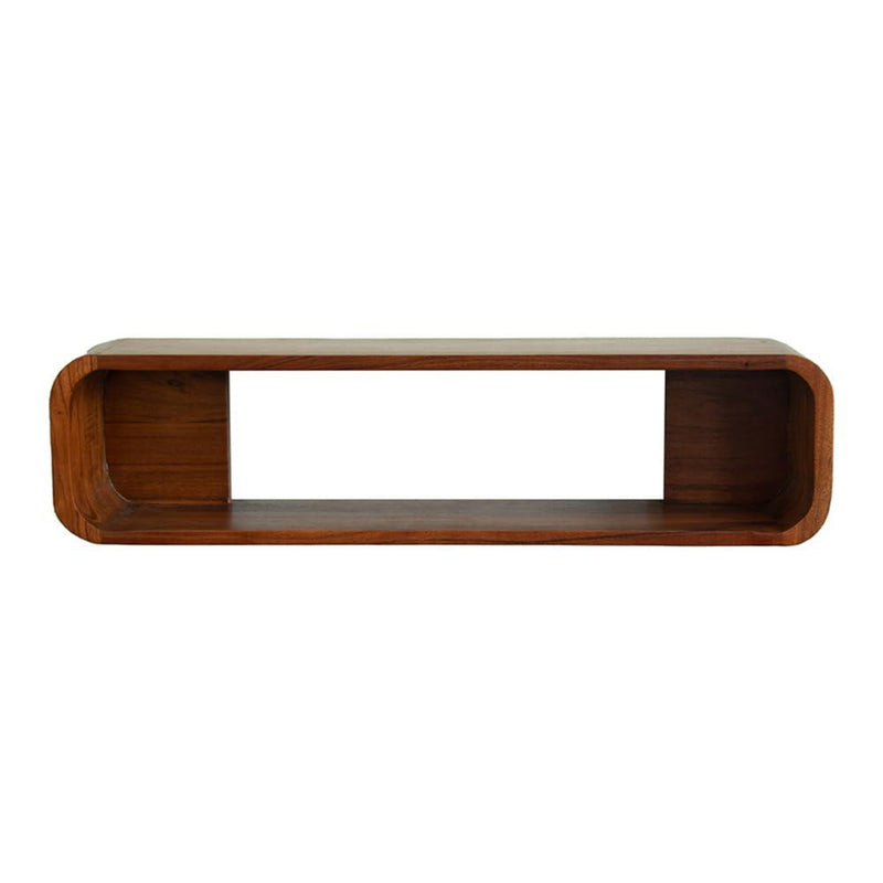 Minimalist Wooden Wall Mounted Display Shelf- Set Of 2