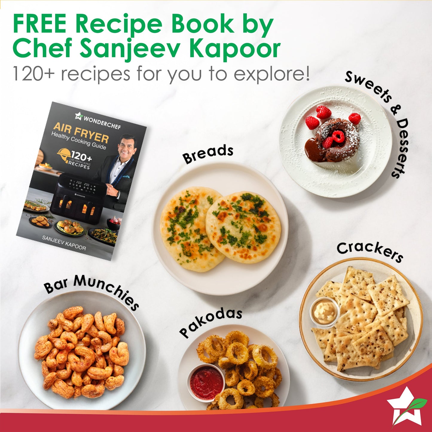 Evita Digital Air Fryer, 1600W, 6.5 L, Rapid Hot Air Technology, 10 Pre-set Menus, Non-stick Basket, In-built Memory, Customised Time & Temperature Control, Fry, Bake, Grill, 2-Yr Warranty