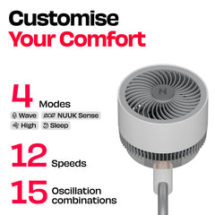 India’s Most Silent Smart 3D Air Circulation Fan with NUUK App | HĀLO [v2 LĪNKD]