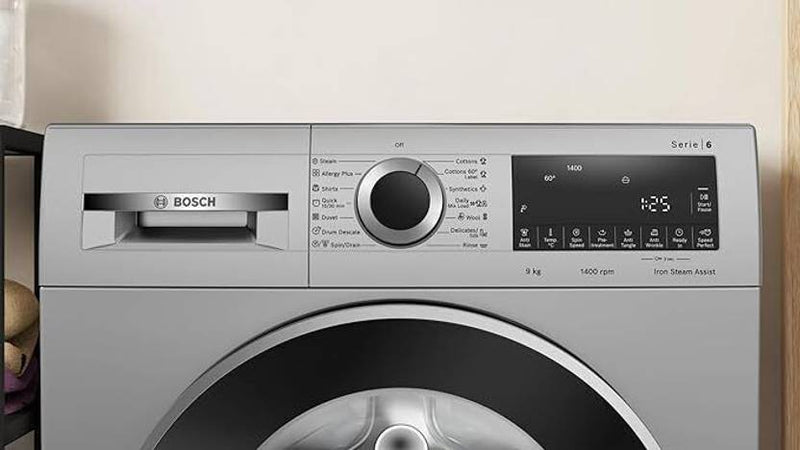 Bosch 9 kg Fully Automatic Front Load Washing Machine with In-built Heater Silver (WGA244ZSIN)-4