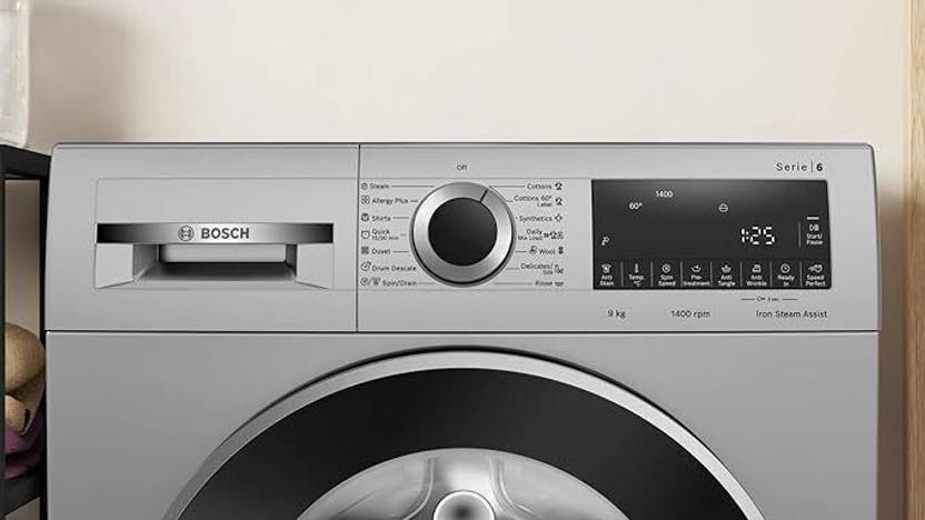 Bosch 9 kg Fully Automatic Front Load Washing Machine with In-built Heater Silver (WGA244ZSIN)-4