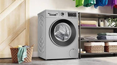 Bosch 9 kg Fully Automatic Front Load Washing Machine with In-built Heater Silver (WGA244ZSIN)-2