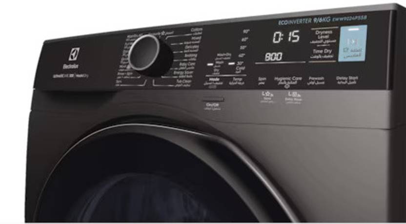 Electrolux 9 kg Fully Automatic Front Load Washing Machine with In-built Heater Silver (EWW9024P5SB)-4