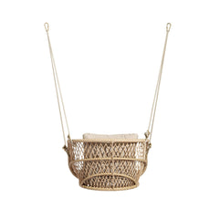 Harley Single Seater Hanging Swing Without Stand For Balcony , Garden Swing (Honey)
