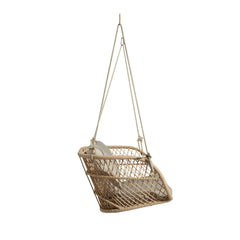 Lieu Double Seater Hanging Swing Without Stand For Balcony , Garden Swing (Honey)