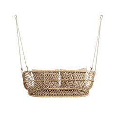 Lieu Double Seater Hanging Swing Without Stand For Balcony , Garden Swing (Honey)