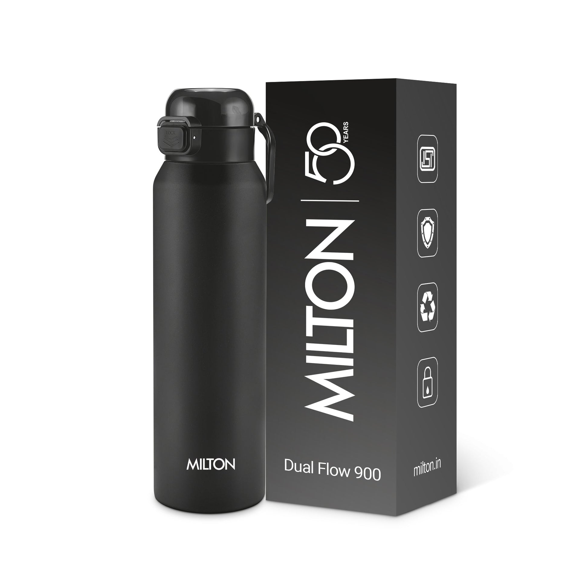 Dual Flow Thermosteel Water Bottle (Milton)
