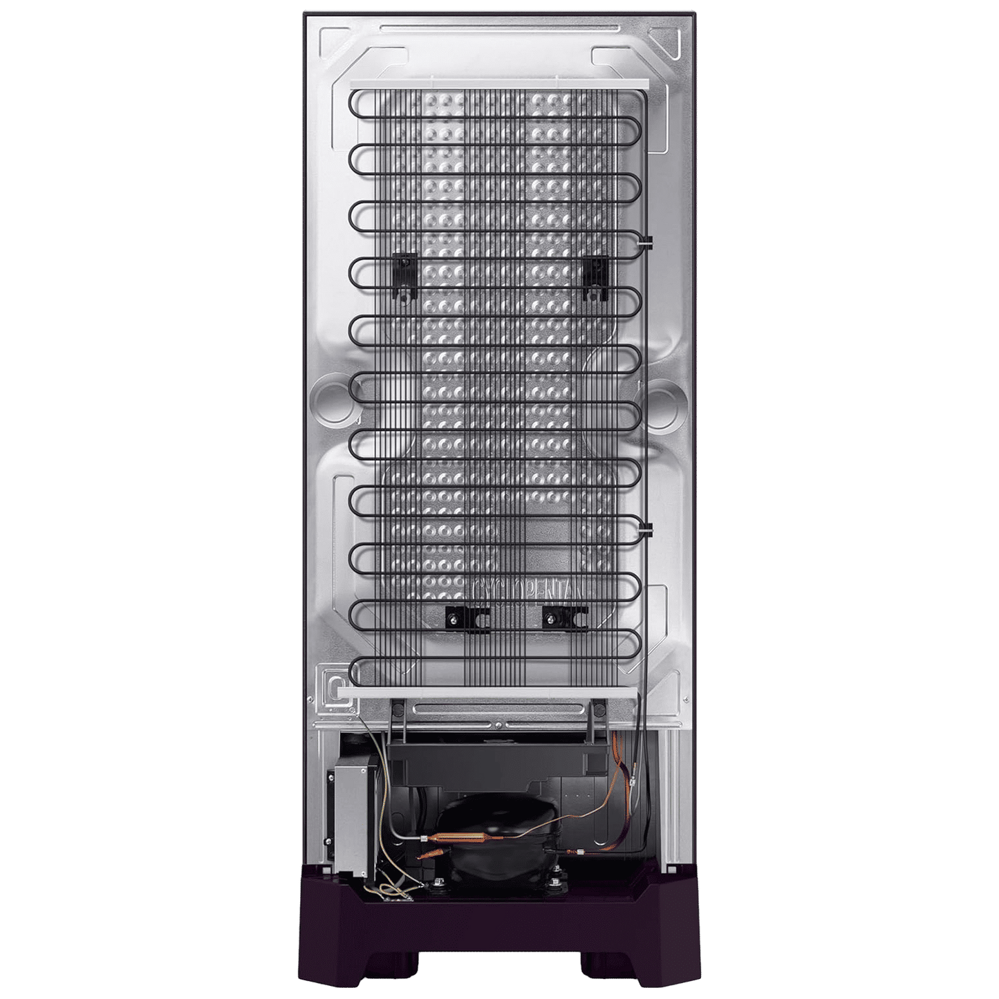 SAMSUNG Horizontal Curve 215 Litres 5 Star Direct Cool Single Door Refrigerator with Base Stand Drawer (RR23D2H259R/HL, Paradise Bloom Purple)