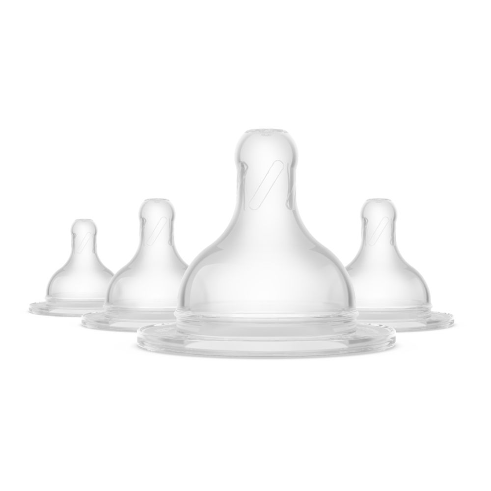 Philips Avent Essential Bottle Teat, Soft & Flexible, 0m+ (Pack of 2) (SCY096/01)