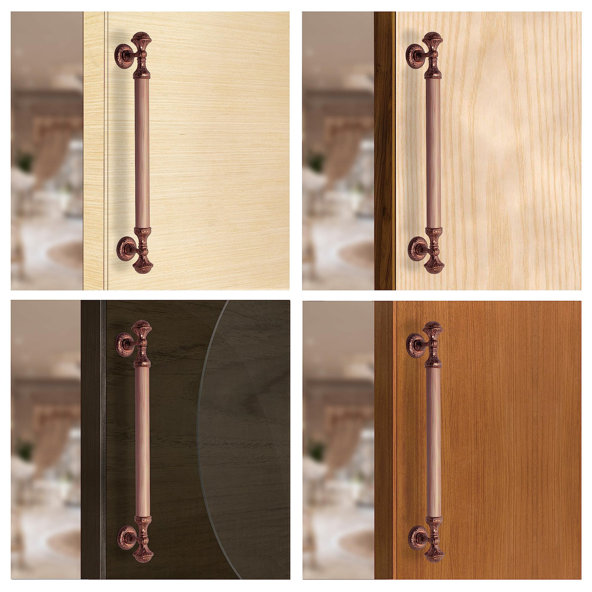 Plantex Heavy Duty Main Door Handle/21.5 Inch Door Handle For Main Door/Pull Handle For Wooden & Glass Door Pack Of 1 (320-Pvd Rose Gold Finish) - 3 Years Warranty-6