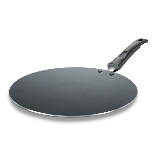 Judge by Prestige Everyday Non-Stick Concave Tawa| Low Oil Cooking | Easy to Clean |Cool Touch Handle