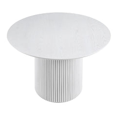 Velin Round Solidwood Pedestal Dining Table