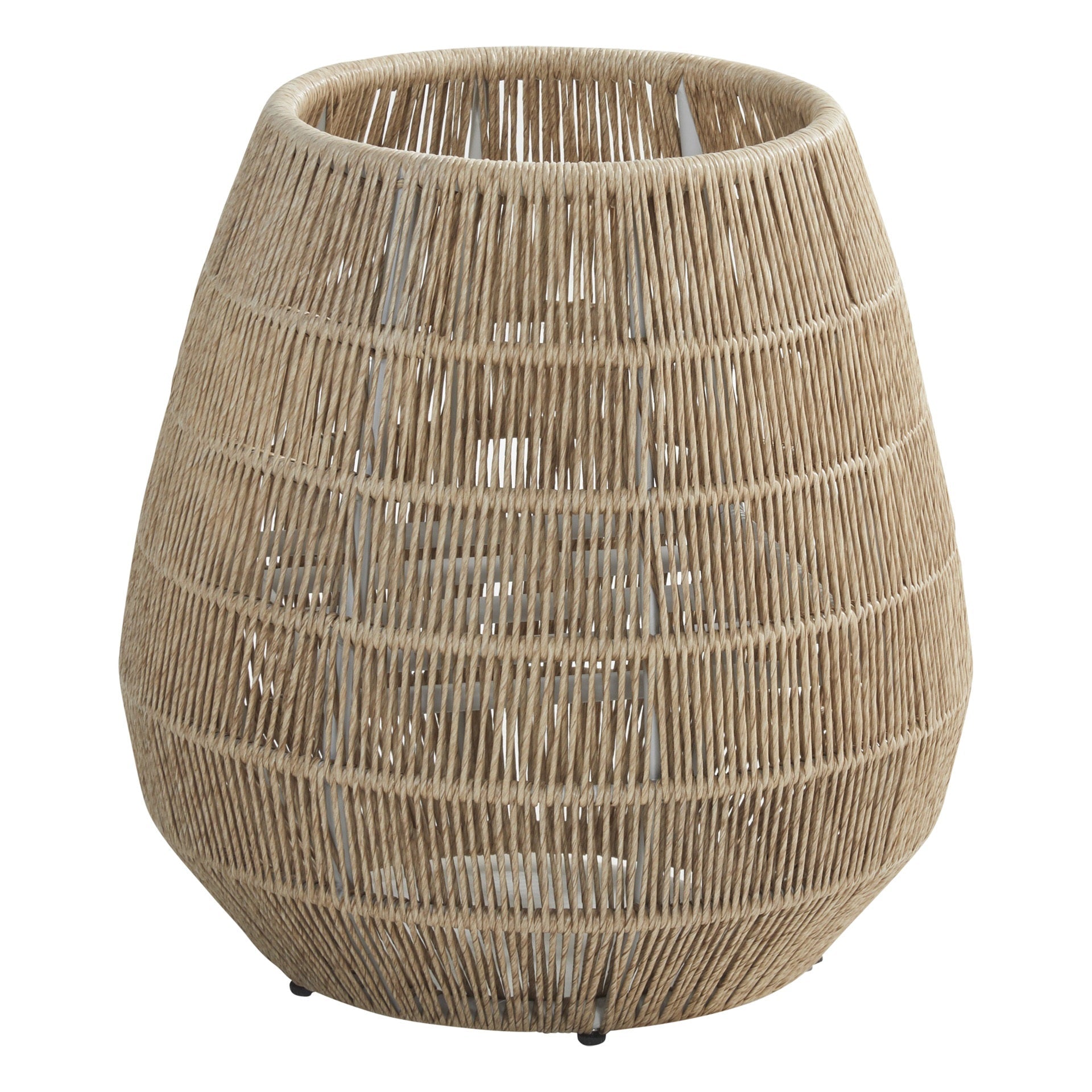 Lenki Outdoor Planters For Garden , Balcony (Tan) Braided & Rope
