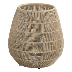 Lenki Outdoor Planters For Garden , Balcony (Tan) Braided & Rope