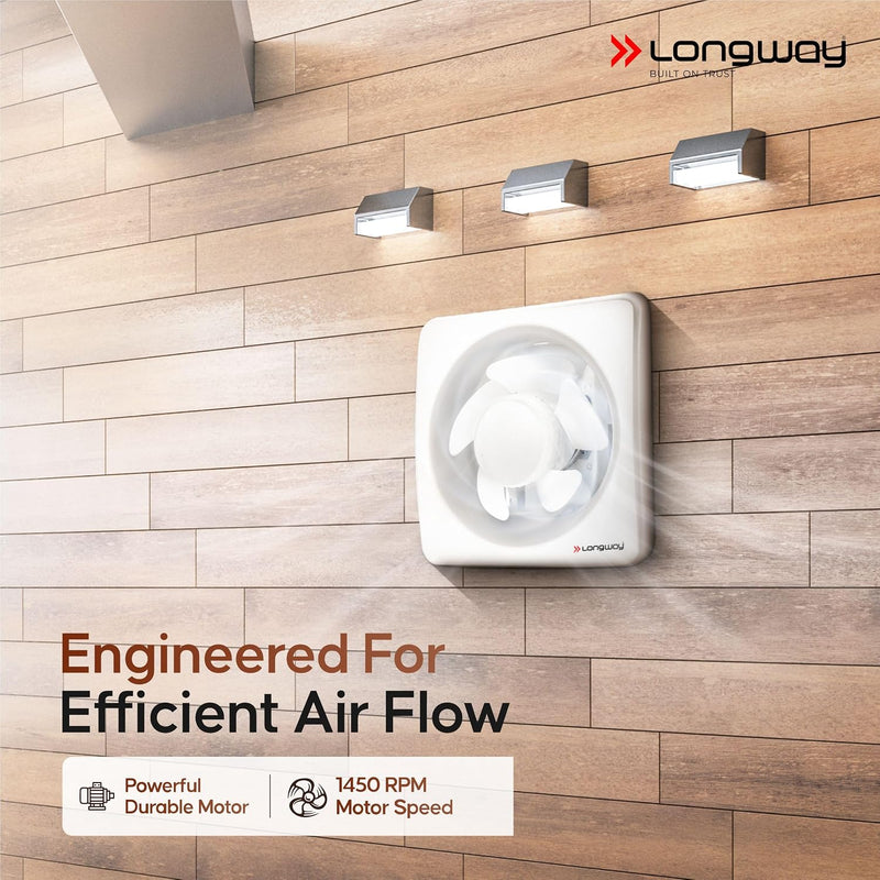 LONGWAY Ventura 8 Inch 200 mm Energy Efficient Exhaust Fan-4