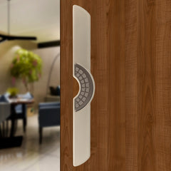 Plantex Ultron Door Handle/15 Inch Main Door Handle/Pull Push Door Handle/3 Years Warranty Pack of 1 (316,Satin and Grey Finish)-1