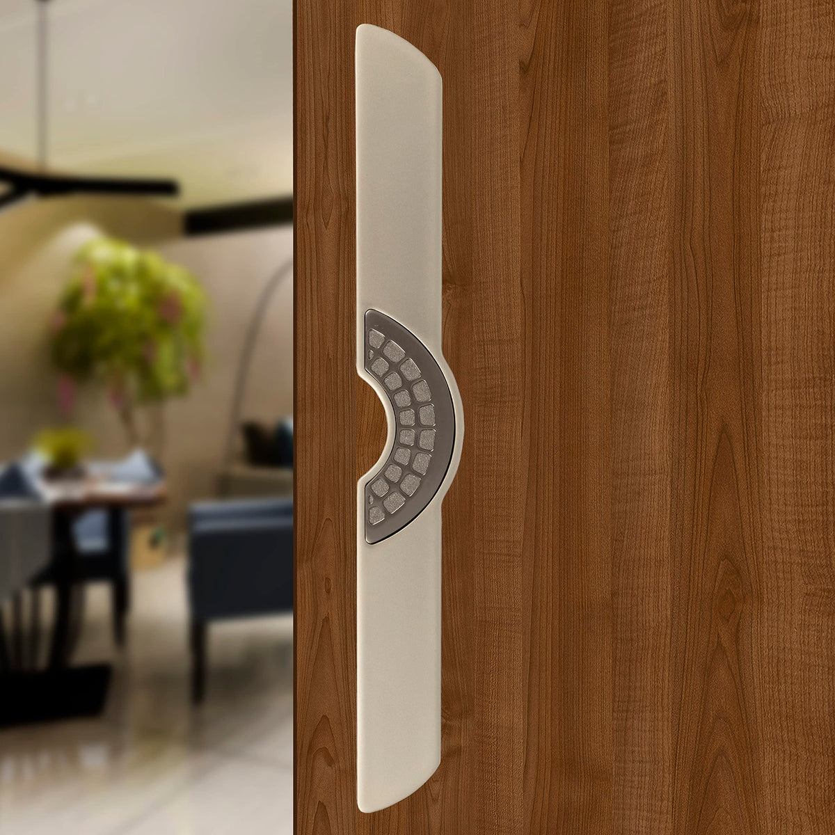 Plantex Ultron Door Handle/15 Inch Main Door Handle/Pull Push Door Handle/3 Years Warranty Pack of 1 (316,Satin and Grey Finish)