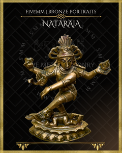 Nataraja Panchaloha Bronze Icon - 6" (without arch)