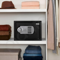 Plantex 23 Litre Safe Locker for Home/Electronic Safety Locker with Master & User PIN Code Access with Emergency Key/Hotel Safe Box/2 Years Warranty By Plantex - Black-4