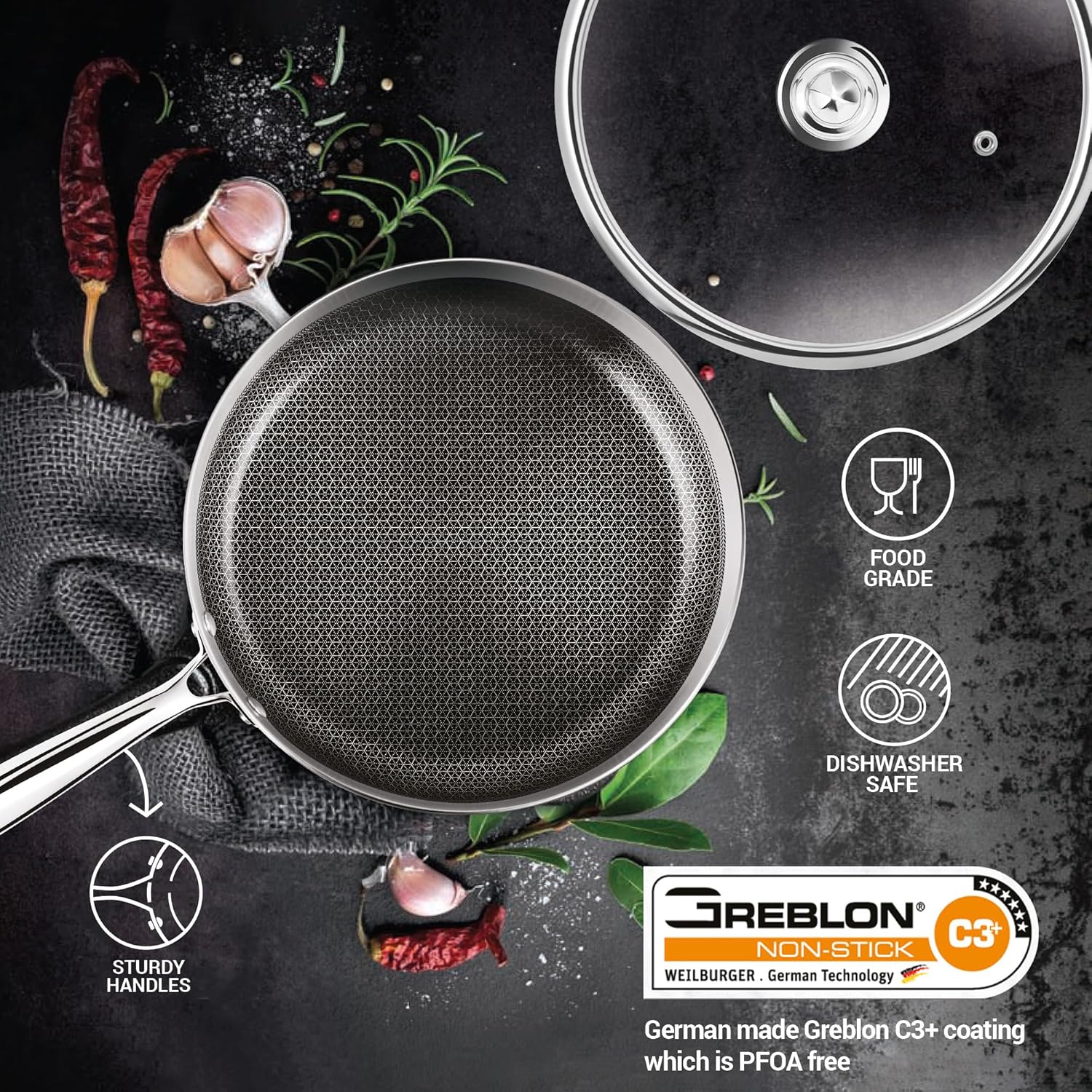 Fry Pan Honeycomb (Milton Procook)