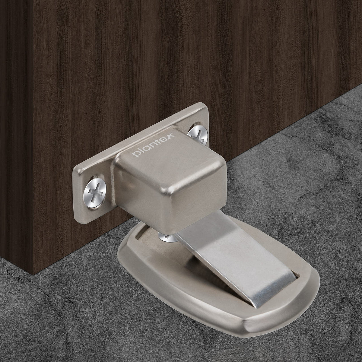 Plantex Door Stopper Magnetic/Door Holder Stopper/Floor Door Stoppers/Stops for Home/Hotel/Office (184 Satin)-1