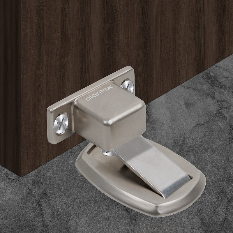 Plantex Door Stopper Magnetic/Door Holder Stopper/Floor Door Stoppers/Stops for Home/Hotel/Office (184 Satin)-1
