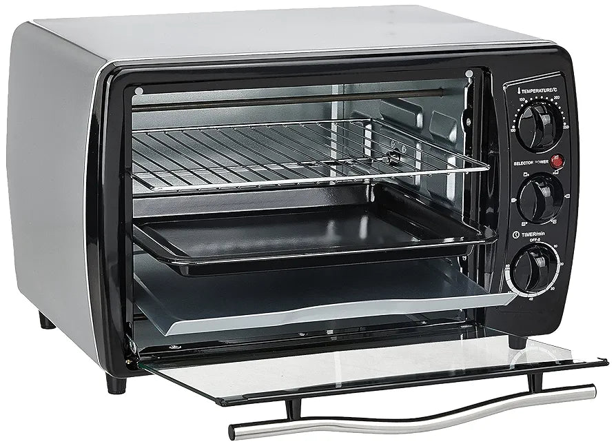 Prestige POTG 19 PCR 19 Liters Oven Toaster Grill, Black