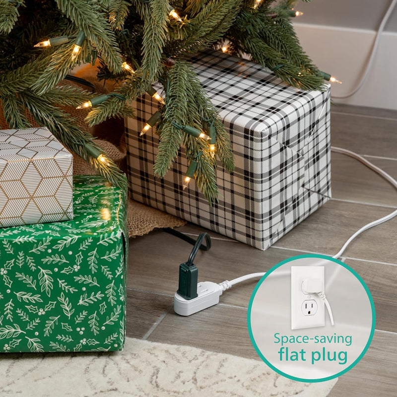Philips SPS3613W/37 Indoor Extension Cable, 1.8 m, Flat Plug with Multiple Sockets, 2 Plugs, White, ETL List