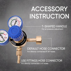 Amaan Double Gauge Co2 Regulator || Single Stage Double Gauge Co2 Regulator || Industrial Welding Products
